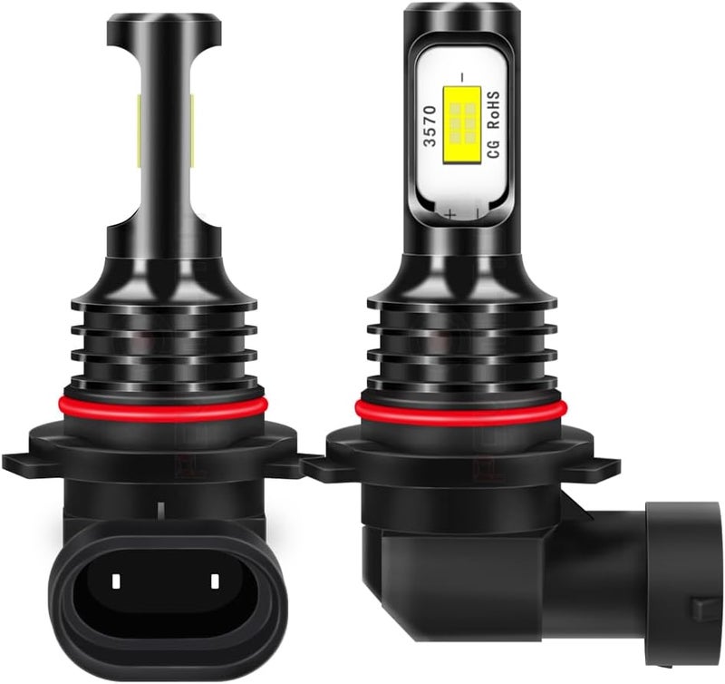 PCVBMLAUT Compatible for Chevy Colorado LED Fog Lights/Driving Lamp Bulbs 2004 2005 2006 2007 2008 2009 2010 2011 2012, 6000K White Bright, 300% Brightness, Plug and Play, for Off-Road Use Only, 2 PCS - Image 1